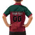 Custom Portugal Rugby Family Matching Off Shoulder Short Dress and Hawaiian Shirt Go Os Lobos Wolves Mascot