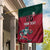 Custom Portugal Rugby Garden Flag Go Os Lobos Wolves Mascot