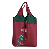 Custom Portugal Rugby Grocery Bag Go Os Lobos Wolves Mascot