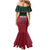 Custom Portugal Rugby Mermaid Dress Go Os Lobos Wolves Mascot