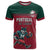 Custom Portugal Rugby T Shirt Go Os Lobos Wolves Mascot