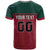 Custom Portugal Rugby T Shirt Go Os Lobos Wolves Mascot