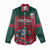 Custom Portugal Rugby Women Casual Shirt Go Os Lobos Wolves Mascot - Wonder Print Shop