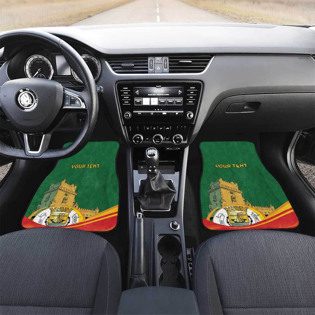Personalized Portugal Belem Tower Car Mats Mui Nobre e Sempre Leal
