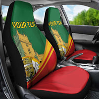 Personalized Portugal Belem Tower Car Seat Cover Mui Nobre e Sempre Leal