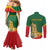 Personalized Portugal Belem Tower Couples Matching Mermaid Dress and Long Sleeve Button Shirt Mui Nobre e Sempre Leal