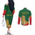 Personalized Portugal Belem Tower Couples Matching Off The Shoulder Long Sleeve Dress and Long Sleeve Button Shirt Mui Nobre e Sempre Leal