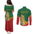 Personalized Portugal Belem Tower Couples Matching Puletasi and Long Sleeve Button Shirt Mui Nobre e Sempre Leal