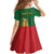 Personalized Portugal Belem Tower Family Matching Off The Shoulder Long Sleeve Dress and Hawaiian Shirt Mui Nobre e Sempre Leal