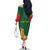 Personalized Portugal Belem Tower Family Matching Off The Shoulder Long Sleeve Dress and Hawaiian Shirt Mui Nobre e Sempre Leal