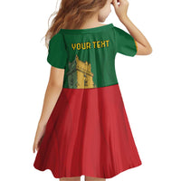 Personalized Portugal Belem Tower Family Matching Off Shoulder Short Dress and Hawaiian Shirt Mui Nobre e Sempre Leal