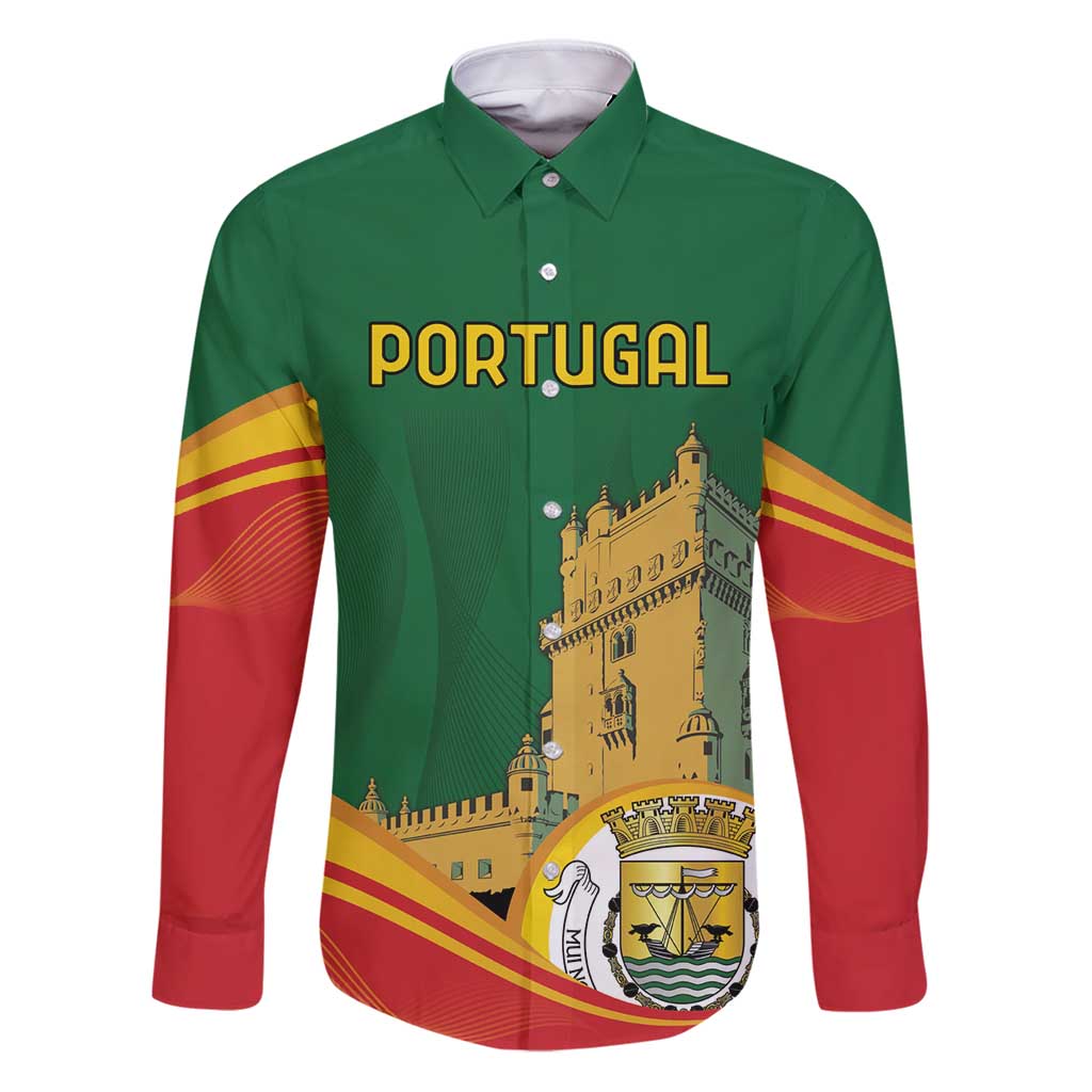 Personalized Portugal Belem Tower Family Matching Puletasi and Hawaiian Shirt Mui Nobre e Sempre Leal