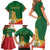 Personalized Portugal Belem Tower Family Matching Short Sleeve Bodycon Dress and Hawaiian Shirt Mui Nobre e Sempre Leal