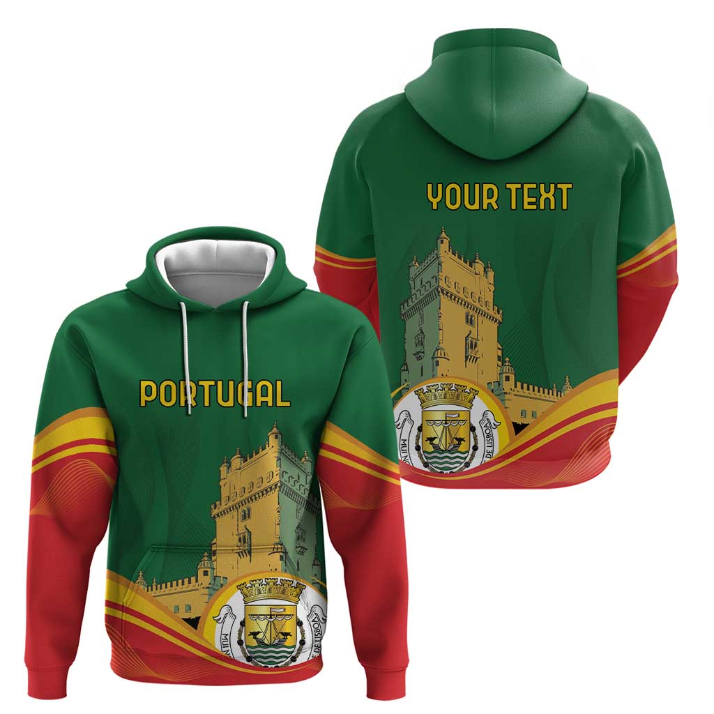 Personalized Portugal Belem Tower Hoodie Mui Nobre e Sempre Leal