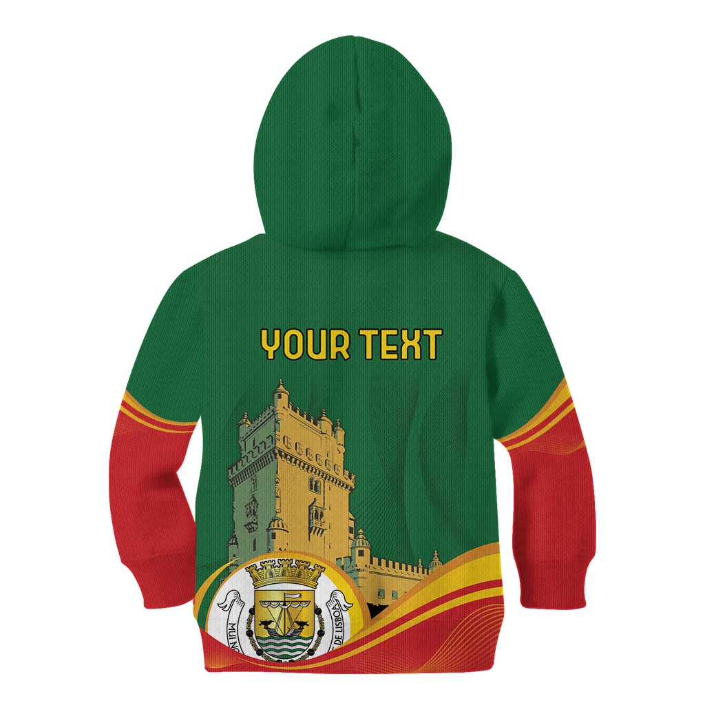 Personalized Portugal Belem Tower Kid Hoodie Mui Nobre e Sempre Leal