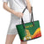 Personalized Portugal Belem Tower Leather Tote Bag Mui Nobre e Sempre Leal
