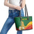 Personalized Portugal Belem Tower Leather Tote Bag Mui Nobre e Sempre Leal