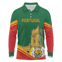 Personalized Portugal Belem Tower Long Sleeve Polo Shirt Mui Nobre e Sempre Leal