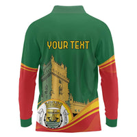 Personalized Portugal Belem Tower Long Sleeve Polo Shirt Mui Nobre e Sempre Leal