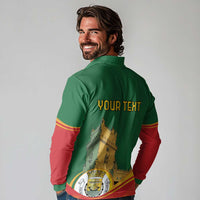 Personalized Portugal Belem Tower Long Sleeve Polo Shirt Mui Nobre e Sempre Leal