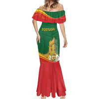 Personalized Portugal Belem Tower Mermaid Dress Mui Nobre e Sempre Leal