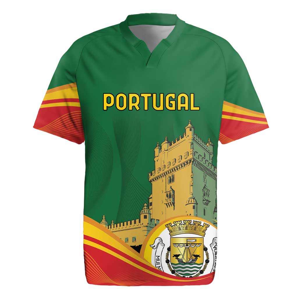 Personalized Portugal Belem Tower Rugby Jersey Mui Nobre e Sempre Leal