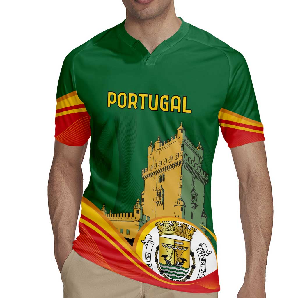 Personalized Portugal Belem Tower Rugby Jersey Mui Nobre e Sempre Leal