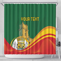 Personalized Portugal Belem Tower Shower Curtain Mui Nobre e Sempre Leal