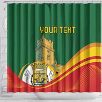 Personalized Portugal Belem Tower Shower Curtain Mui Nobre e Sempre Leal