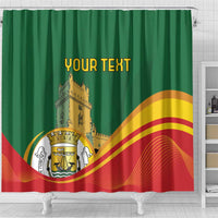 Personalized Portugal Belem Tower Shower Curtain Mui Nobre e Sempre Leal