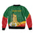 Personalized Portugal Belem Tower Sleeve Zip Bomber Jacket Mui Nobre e Sempre Leal