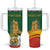Personalized Portugal Belem Tower Tumbler With Handle Mui Nobre e Sempre Leal