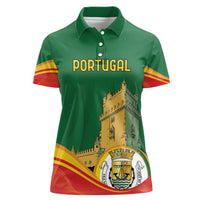 Personalized Portugal Belem Tower Women Polo Shirt Mui Nobre e Sempre Leal - Wonder Print Shop