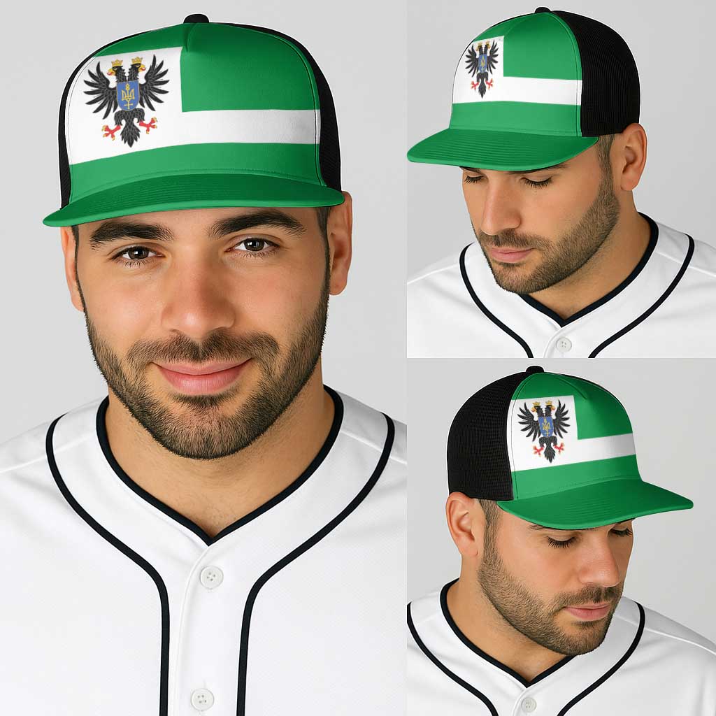 Ukraine Chernihiv Oblast Baseball Net Cap Flag Color Inspiration