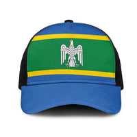 Ukraine Chernivtsi Oblast Mesh Trucker Cap Flag Color Inspiration