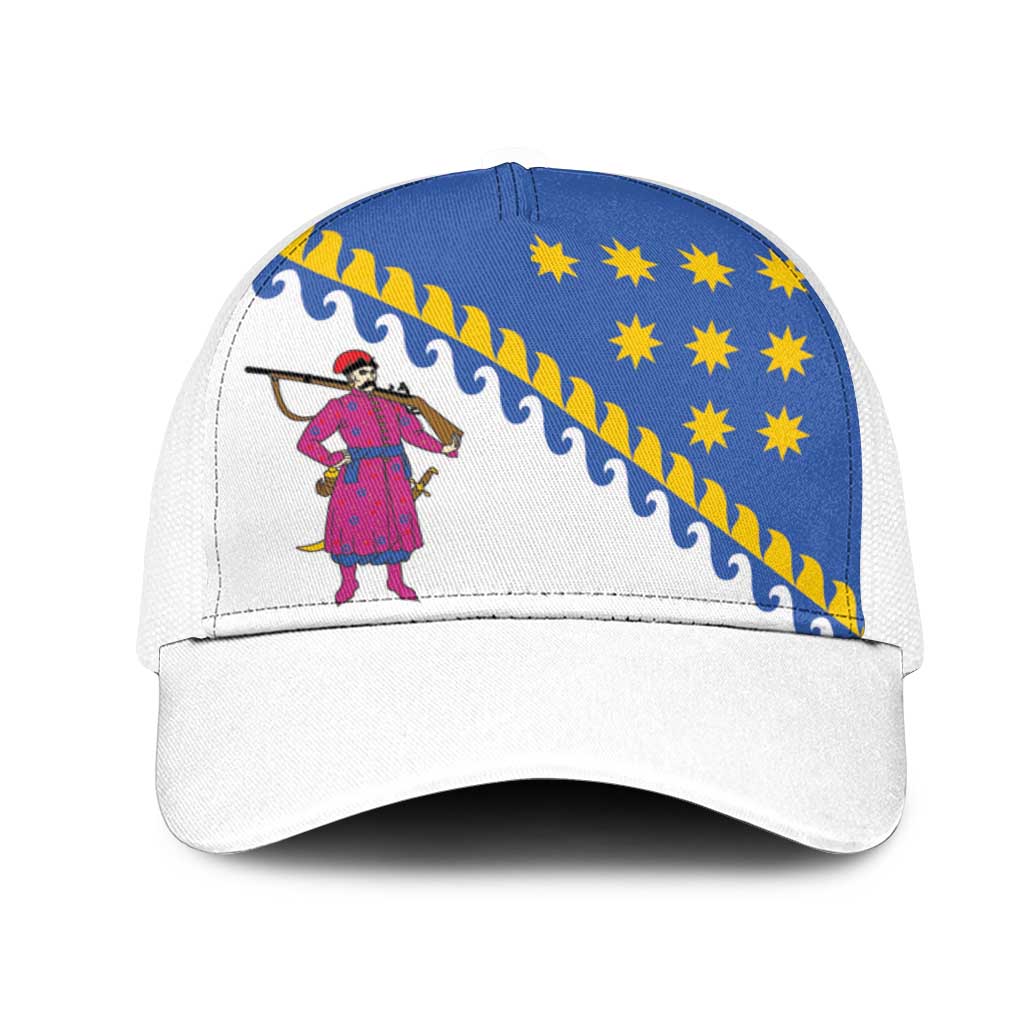 Ukraine Dnipropetrovsk Oblast Mesh Trucker Cap Flag Color Inspiration