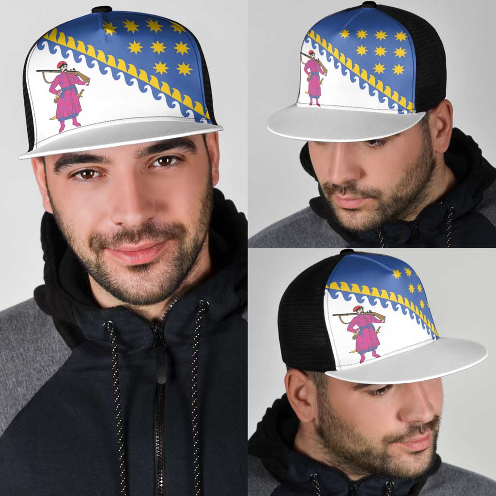 Ukraine Dnipropetrovsk Oblast Mesh Trucker Cap Flag Color Inspiration