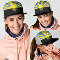 Ukraine Donetsk Oblast Mesh Trucker Cap Flag Color Inspiration