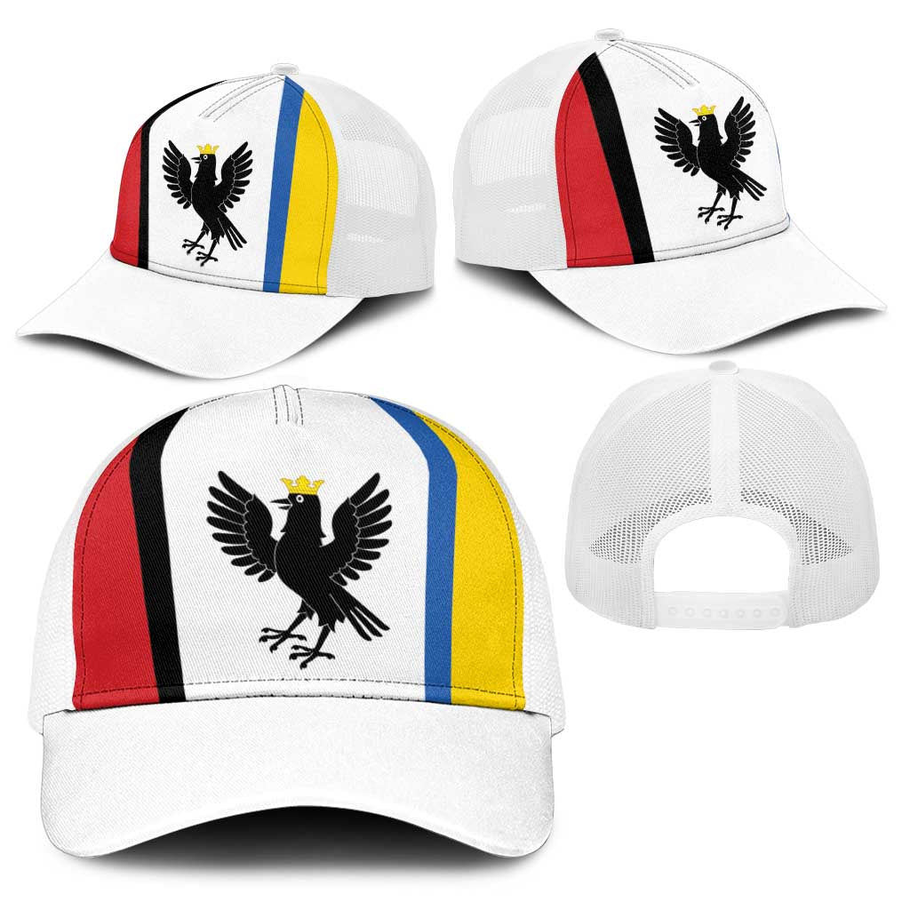 Ukraine Ivano-Frankivsk Oblast Baseball Net Cap Flag Color Inspiration