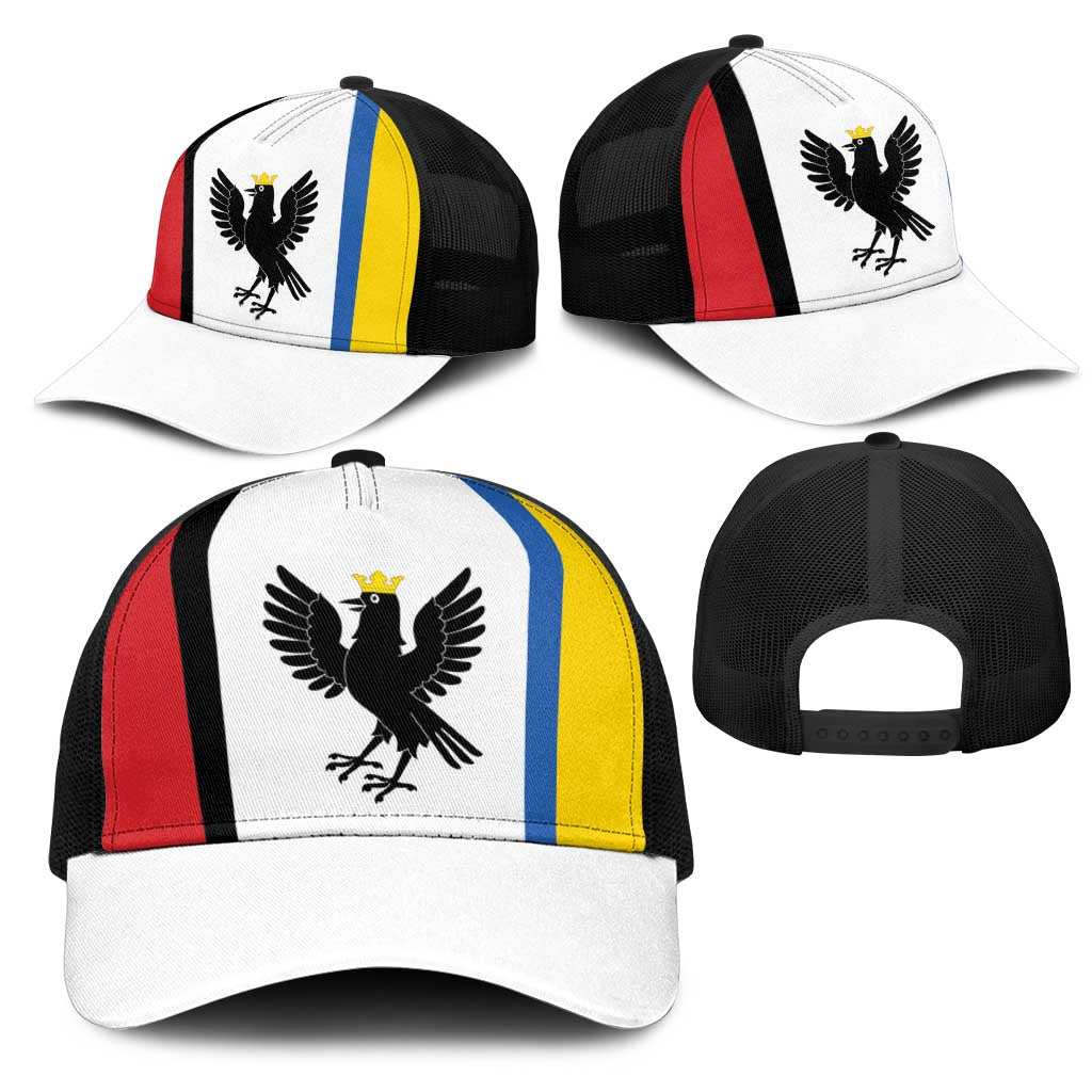 Ukraine Ivano-Frankivsk Oblast Mesh Trucker Cap Flag Color Inspiration