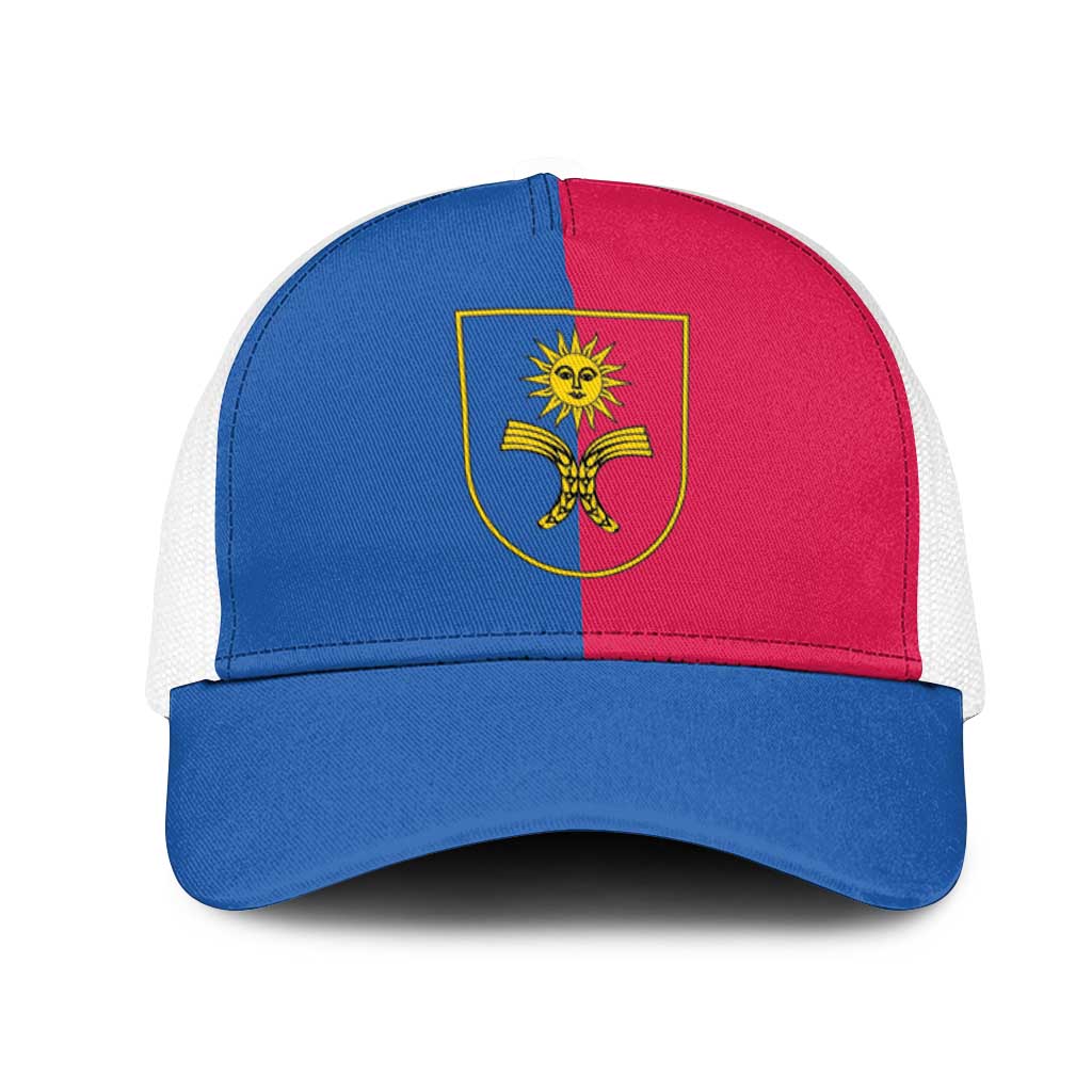 Ukraine Khmelnytskyi Oblast Mesh Trucker Cap Flag Color Inspiration