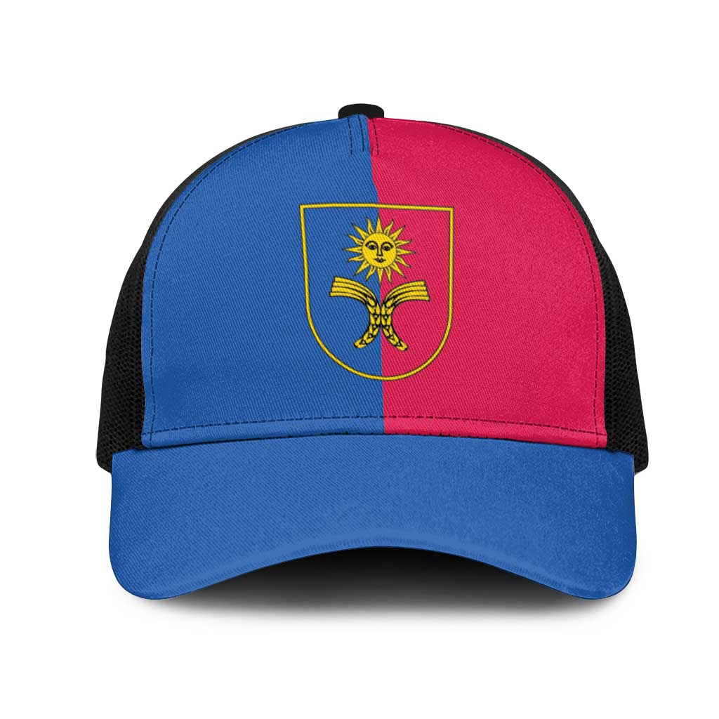 Ukraine Khmelnytskyi Oblast Mesh Trucker Cap Flag Color Inspiration