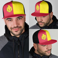 Ukraine Kirovohrad Oblast Mesh Trucker Cap Flag Color Inspiration