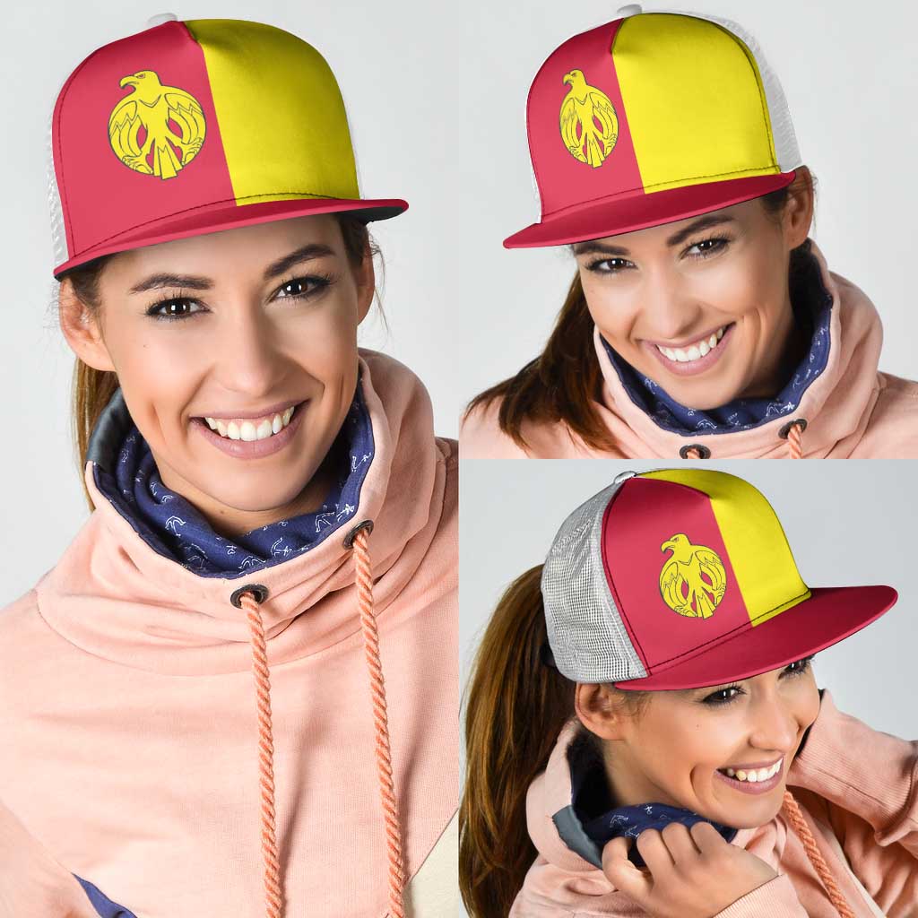 Ukraine Kirovohrad Oblast Mesh Trucker Cap Flag Color Inspiration