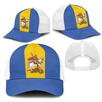 Ukraine Kyiv Oblast Mesh Trucker Cap Flag Color Inspiration