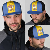 Ukraine Kyiv Oblast Mesh Trucker Cap Flag Color Inspiration