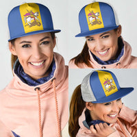 Ukraine Kyiv Oblast Mesh Trucker Cap Flag Color Inspiration