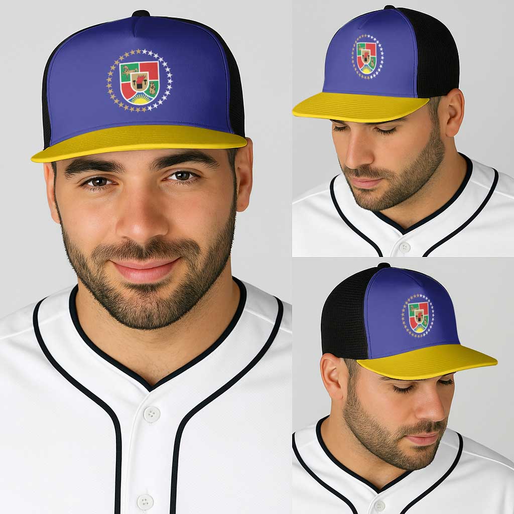 Ukraine Luhansk Oblast Baseball Net Cap Flag Color Inspiration