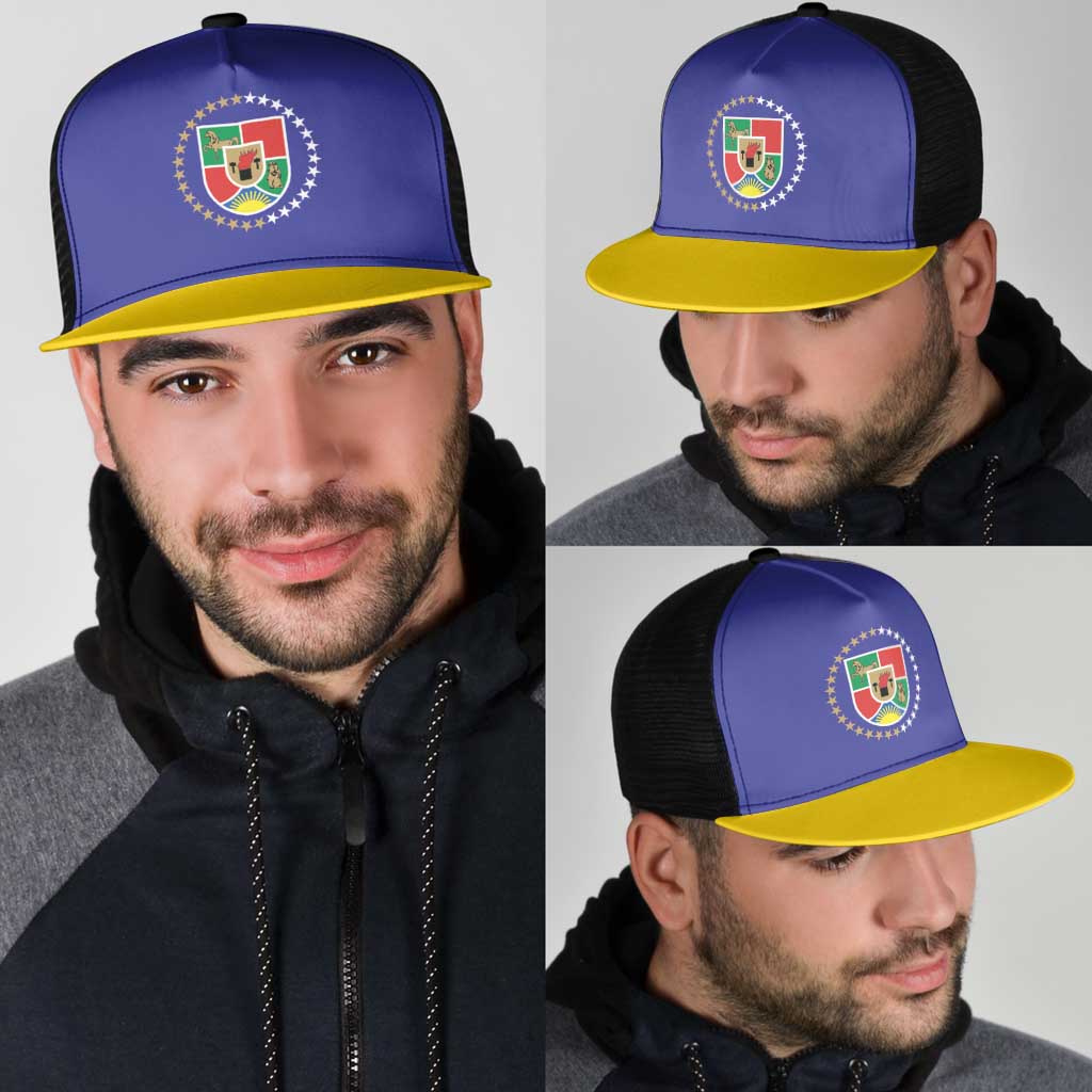 Ukraine Luhansk Oblast Mesh Trucker Cap Flag Color Inspiration