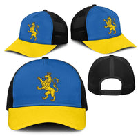 Ukraine Lviv Oblast Mesh Trucker Cap Flag Color Inspiration